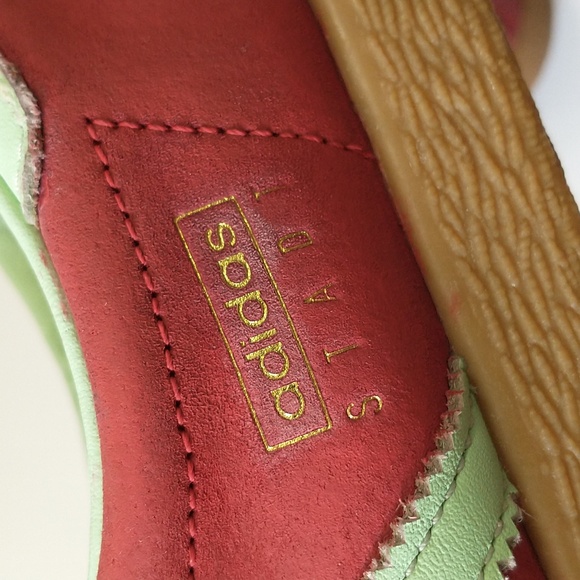 Adidas Stadt Red and Mint Men's Sneakers - Picture 3 of 13